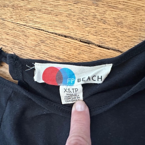 Free People Beach Ice Cream Playsuit in Black (Size XS) - Picture 3 of 7
